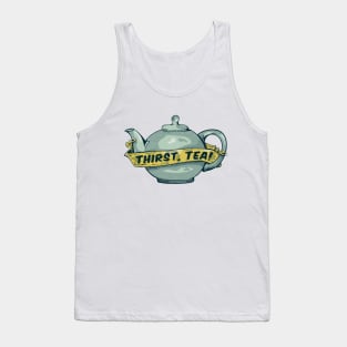 Green teapot for tea lovers Tank Top
